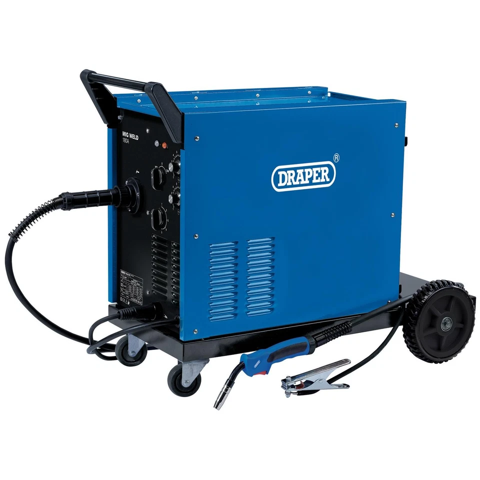 Gas and Gasless MIG Welder 180A with Euro Torch, Variable Speed and Spot Timer - Image 1 of 1