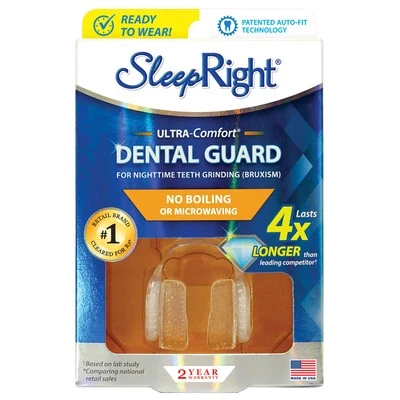 SleepRight Ultra-Comfort Dental Guard Mouth Guard to Prevent Teeth Grinding