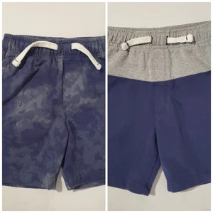 Tommy Bahama Set of 2 Boys Knit Pull On Shorts Size S 5/6 Stretch Cotton Pockets - Picture 1 of 10
