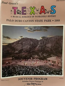 JAMES  BOREN   1988   "TEXAS"  PROGRAM   38 PICS  COWBOY ARTISTS of AMERICA - Picture 1 of 4