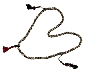 Chapelet Mala Tibetisch Perlen Om Mani Padme Aum 9 MM 5346 - Picture 1 of 3