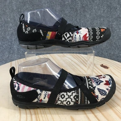 Zapatos Keen para mujer 7,5 anchos tejidos silenciosos Mary Jane multicolor cómodos bajos planos Foto 1 de 4