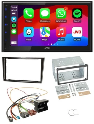 JVC Bluetooth USB MP3 2DIN DAB Autoradio für Opel Astra H Corsa D Zafira B Klavi - Bild 1 von 4