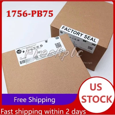 New Factory Sealed 1756-PB75 SER B ControlLogix 24V DC Power Supply US Free Tax - Image 1 of 2