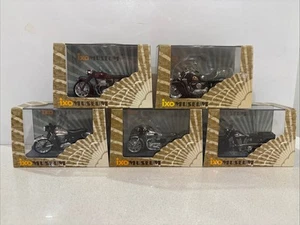 IXO Museum Bulk Lot Motorcycle Model Toy Ariel Norton Indian 1:24 Scale - Picture 1 of 11