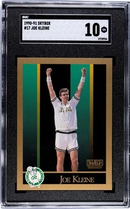 1990-91 - SKYBOX  # 17 - JOE KLEINE -Boston Celtics- SGC 10 - GEM MINT - LOW POP - Picture 1 of 2