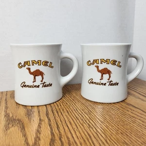2 cigarrillos camel de colección sabor genuino cerámica pesada taza de café taza estilo comedor - Imagen 1 de 5