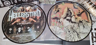 Amazing LP Picture Disc HELLBASTARD/ HERIDA PROFUNDA, Punk Crust Grind... - Photo 1/4