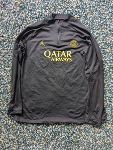 PSG Football Zip Top Jordan/Nike Size Large Men Or XL Women - Picture 1 of 12