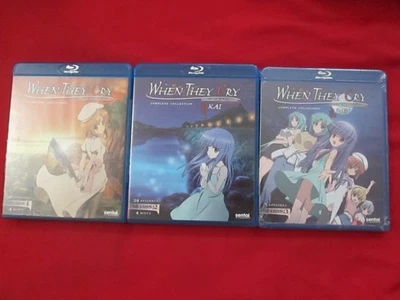 When They Cry Complete Series Season 1-3 Kai, Rei, Horror Anime Bluray - Image 1 of 4
