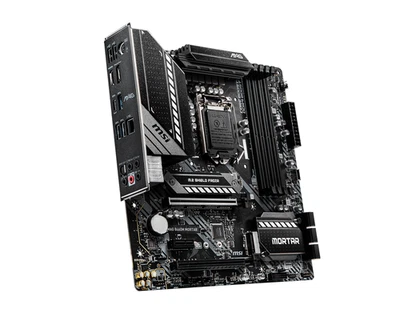 MSI MAG B460M Mortar mATX Motherboard LGA1200 10th Gen Intel i9-10900K i7-10700K - Image 1 of 4