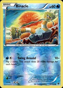 Pokemon Reverse Holo Binacle XY - Fates Collide 22/124 LP - Picture 1 of 2