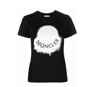 Moncler logo-print cotton Tee T-Shirt XS NEW $285    H10938C00014829HP - Picture 1 of 6