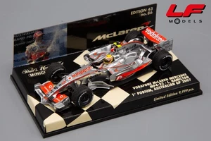 1:43 McLaren Mercedes MP4/22 Hamilton 1st Podium Australian GP 2007 - Minichamps - Foto 1 di 3
