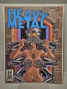 Revista Fantasía Octubre 1981 Heavy Metal De Colección - Imagen 1 de 2