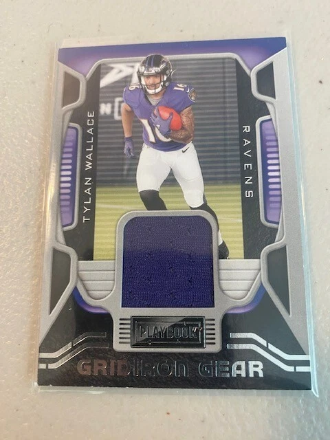 Tylan Wallace 2021 Playbook Gridiron Gear Rookie Jersey Baltimore Ravens RC - Image 1 of 1