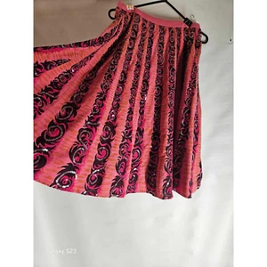 Bernardo Floral Print Elastic-Waistband Maxi Pleated Skirt for Women Size 4 - Picture 1 of 10