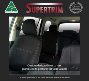 Suzuki S-Cross Premium Neoprene Seat Covers FRONT Full-back (Map Pockets) + Rear - Picture 1 of 9