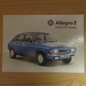 Folleto British Leyland Austin Allegro 2 1500 Super Special 1750HL Reino Unido 1975 - Imagen 1 de 1