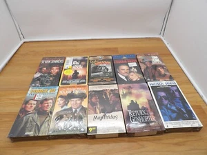 Lot Of 10 New VHS Universal Soldier -1992, Rare Breed, Return Gunfighter & More - Picture 1 of 11