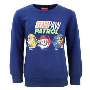 Paw Patrol Kinder Jungen Pullover Sweatshirt Blau Gr. 98-128 Chase Rubble - Bild 1 von 2