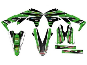 2016-2018 KX 450F VIGOR Green Senge Graphics Kit Compatible with Kawasaki - Picture 1 of 4