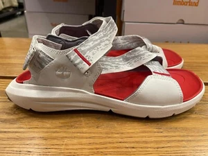 TIMBERLAND MEN'S MOTION DUNE BLACKSTRAP SANDAL WHITE WEBBING A6DPP-ETZ ALL SIZES - Picture 1 of 8