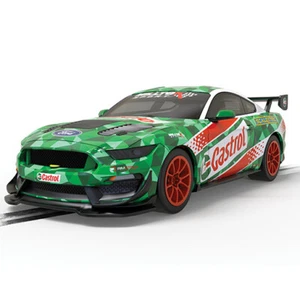 Scalextric C4327 Ford Mustang GT4 Castrol Drift Car 1:32 Slot Car - Imagen 1 de 5