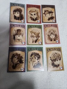 Demon Slayer Kimetsu no Yaiba 9 set Animate limited Card complete - Picture 1 of 10