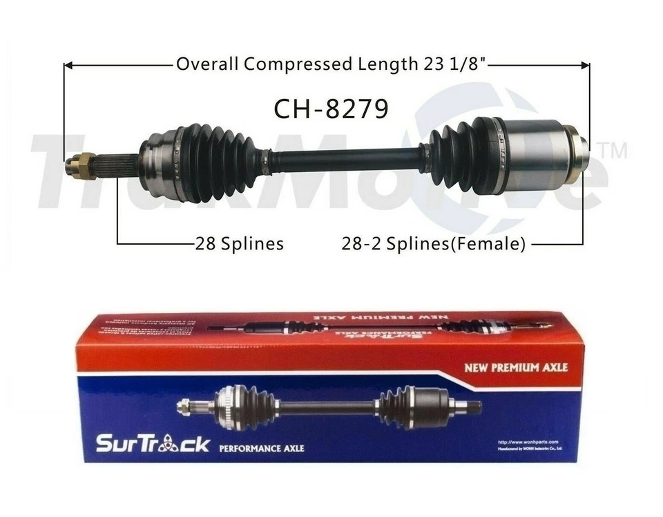 For Jeep Patriot Compass Front Pass Right CV Axle Shaft SurTrack CH-8279 - Image 1 of 1