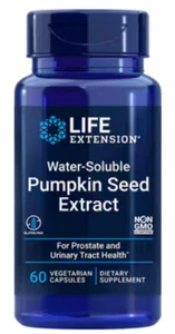 Life Extension Water-Soluble Pumpkin Seed Extract, 60 vegetarian capsules - Picture 1 of 2