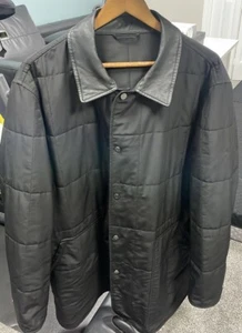 Salvatore Ferragamo Jacket in Black - Leather Trim - MSRP $1700 - Picture 1 of 8