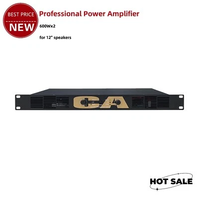 CA 600Wx2 Professional Digital Power Amplifier 2Ch Amp for Disco Performance - Image 1 of 4