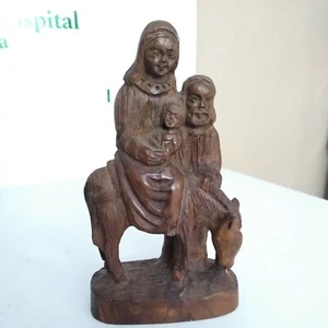 Holzschnitzerei Josef, Mutter Maria und Jesuskind - Bild 1 von 12