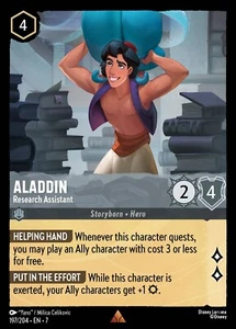 Lorcana - ALADDIN RESEARCH ASSISTANT 197/204 RARE (NON-FOIL) Archazia's Island - Bild 1 von 1