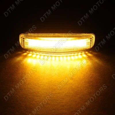 Luces de señalización lateral LED ámbar transparente para Land Rover LR2 LR3 LR4 L320 Foto 1 de 4