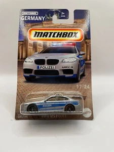 2024 Matchbox BMW M5 Police Silver MBX Germany 17/24 Model car - Picture 1 of 2