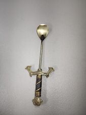 Vintage Bar Tool Spoon Mixer Battle Medieval Viking Sword Handles Very Cool!