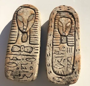 Ojuelos Jalisco Neolithic sarcophagus with alien figures, symbols and glyphs - Imagen 1 de 5