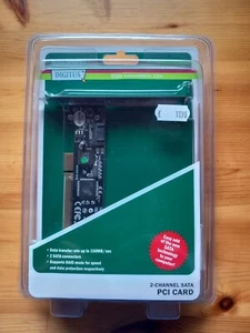 Digitus 2-Channel Sata PCI Card, Übertragungsrate 150MB/sec. NEU - Bild 1 von 4