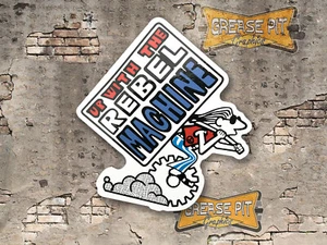 AMC Up With the Rebel Machine 4 inch Sticker / Decal - Picture 1 of 1