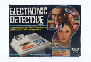 Vtg 1977 Ideal Electronic Detective Crime Mystery Game NEW FACTORY SEALED - Picture 1 of 4