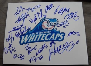 2014 West Michigan Whitecaps Auto Team 8x10 Photo Domingo Leyba Wynton Bernard - Imagen 1 de 1
