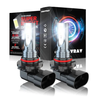 Lâmpadas de neblina 2 peças brancas 6000K LED 9006 9145 para Mercedes-Benz C230 2002-2007 - Imagem 1 de 4