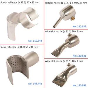 Boquilla de soldadura ø 31,5 mm / 35,5 mm para soldadora pistola de calor antorcha de soldadura herramienta - Imagen 1 de 8