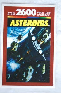 Astroids Video Game Promotional Poster Atari 2600 1980s - Picture 1 of 1