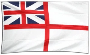 Fahne Großbritannien Naval Ensign of the White Squadron Flagge Hissflagge 90x15 - Bild 1 von 1