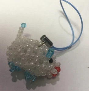10 Pig SeadBead Charms Zipper Pull Cell Phone Charms Lanyard - Picture 1 of 4