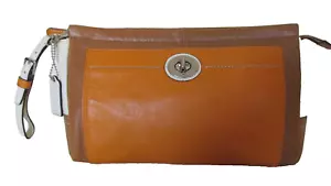 Coach Park Colorblock Borsa da polso grande in pelle con pochette - Foto 1 di 12