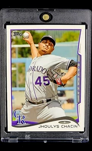 2014 Topps #69 Jhoulys Chacin Colorado Rockies Baseball Card - Picture 1 of 10